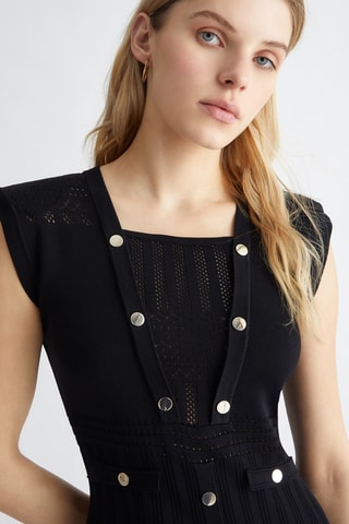 Robe fourreau - Noir