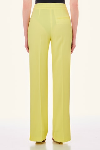 Pantaloni da completo a vita alta - Giallo