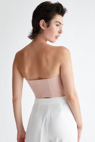 Crop top bustier - Rose