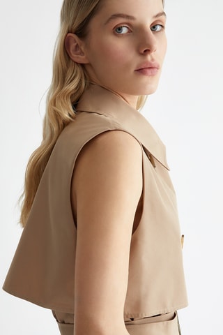 Trench senza maniche - Beige