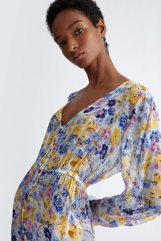 Robe longue - Multicolore