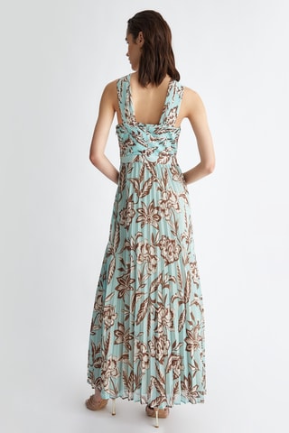 Robe plissée - Multicolore