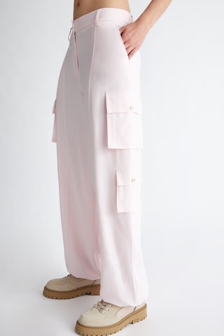 Pantaloni a vita alta - Rosa