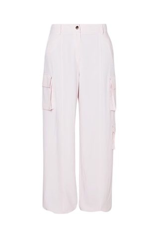 Pantaloni a vita alta - Rosa