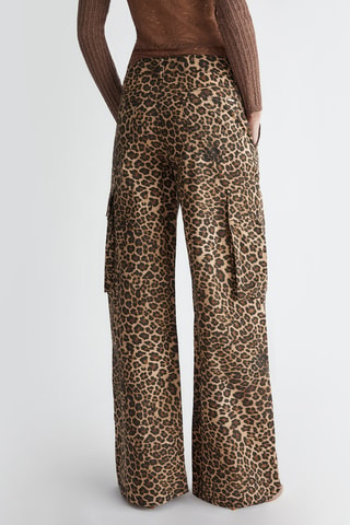 Pantalon regular - Beige