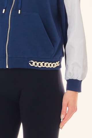 Sweat à capuche - Bleu