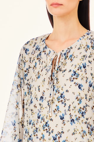 Robe plissée - Multicolore
