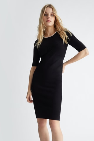 Robe fourreau - Noir