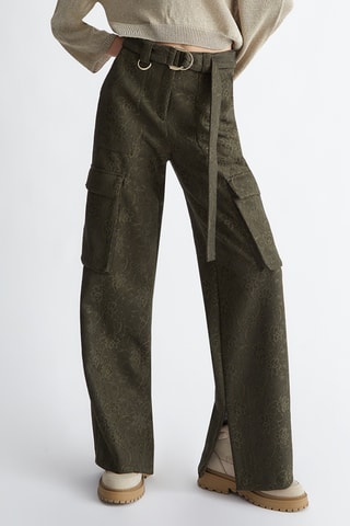 Pantaloni cargo - Verde