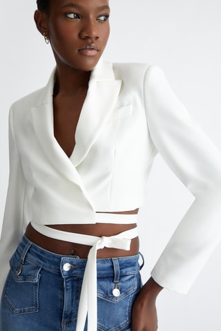 Veste courte - Blanc