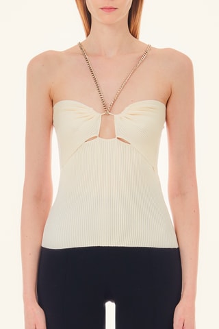 Top bustier - Blanc