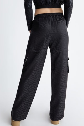 Pantaloni 2 in 1 a vita alta - Nero