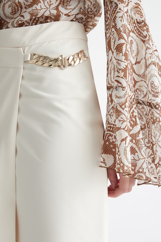 Jupe portefeuille - Blanc