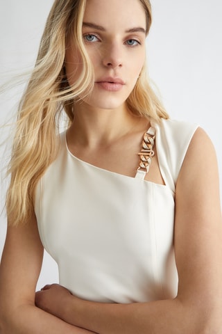 Robe droite - Blanc