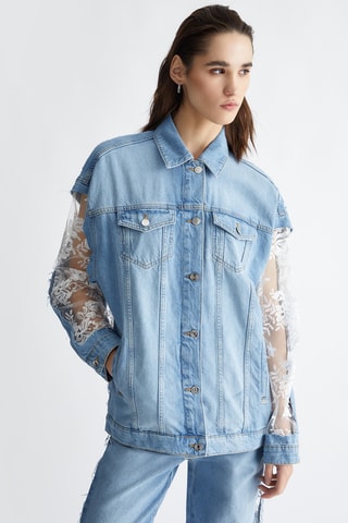 Veste en jean - Bleu