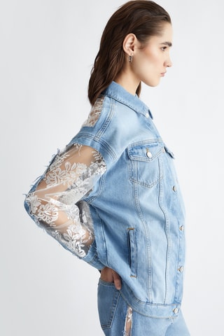 Veste en jean - Bleu