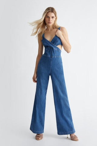 Combinaison en jean - Bleu