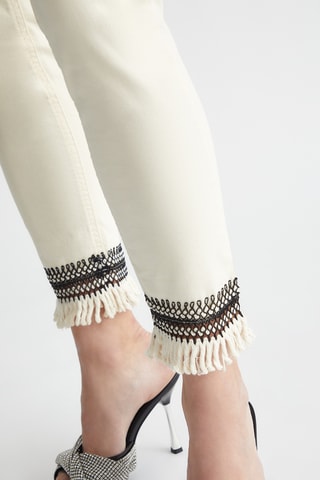 Pantalon regular - Beige