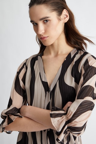 Robe chemise - Beige