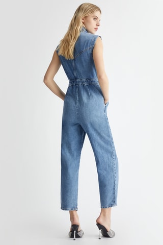 Combinaison en jean - Bleu