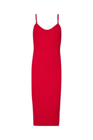Robe fourreau - Rouge