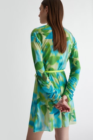 Kimono de plage - Turquoise