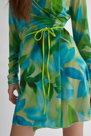 Kimono de plage - Turquoise