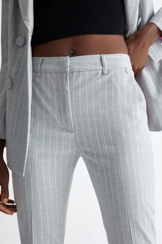 Pantaloni cigarette - Grigio