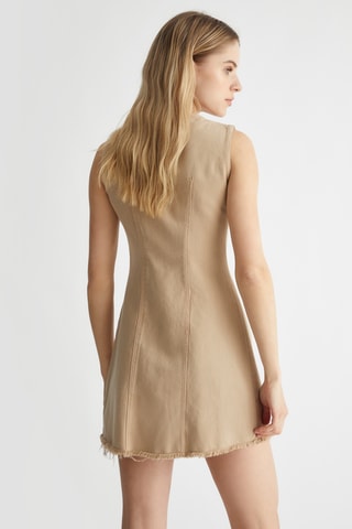 Robe fourreau en jean - Marron clair