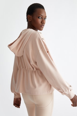 Giacca con cappuccio - Beige