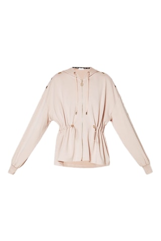 Giacca con cappuccio - Beige