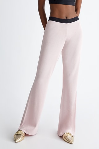 Pantaloni a vita alta - Rosa