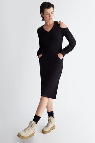 Robe droite - Noir