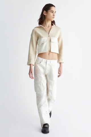 Crop top - Beige
