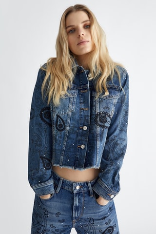 Veste en jean - Bleu
