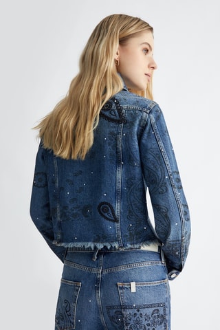 Veste en jean - Bleu