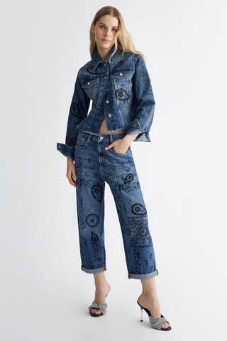 Veste en jean - Bleu