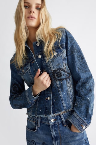 Veste en jean - Bleu