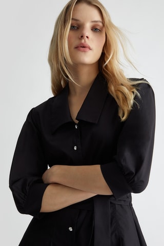 Robe chemise - Noir
