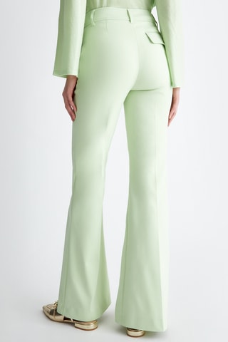 Pantalon wide legs - Vert clair