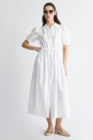 Robe chemise - Blanc