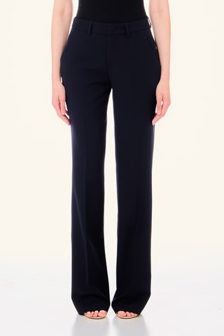 Pantaloni a vita alta - Navy