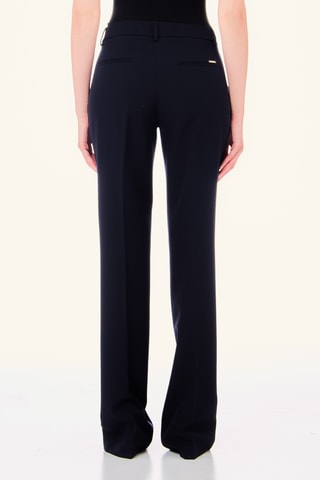 Pantaloni a vita alta - Navy