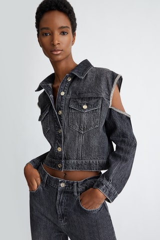 Veste en jean - Bleu