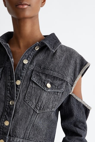 Veste en jean - Bleu