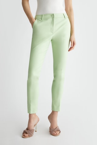 Pantaloni cigarette - Verde chiaro
