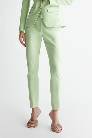 Pantaloni cigarette - Verde chiaro