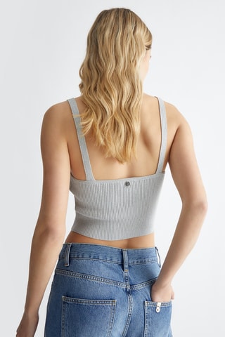 Crop top - Argenté
