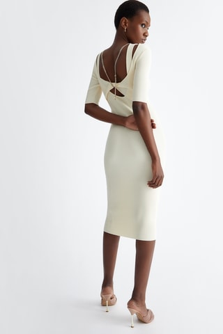 Robe midi - Blanc