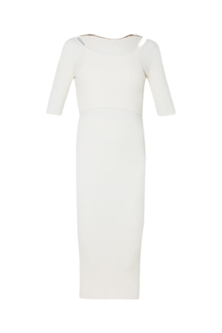 Robe midi - Blanc